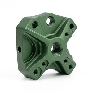 Pièces usinées CNC en aluminium 7075 sur mesure, anodisées vert mat, pour équipements de sports de plein air et accessoires de <span class=keywords><strong>camping</strong></span> - Product Image 1