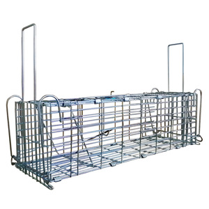 Piège à rongeurs professionnel en fer galvanisé à double porte, pliable, pour attraper les souris vivantes, pour la lutte antiparasitaire - Product Image 4