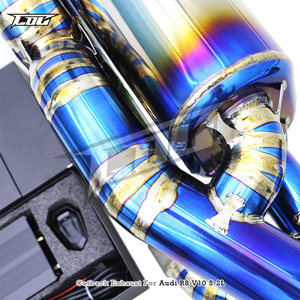 Système <span class=keywords><strong>d</strong></span>'échappement sport à soupapes BOSKA 1 Valvetronic Catback pour <span class=keywords><strong>Audi</strong></span> <span class=keywords><strong>R8</strong></span> <span class=keywords><strong>V10</strong></span> 5.2L 2020-2023, en titane, silencieux Boska - Product Image 6