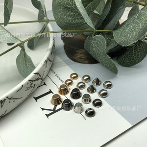 Rivets en plastique électroplaqués, forme conique, argent, or, sans nickel, pour jeans, vêtements, accessoires de bricolage - Product Image 4