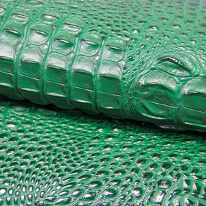 Натуральный крокодил ПВХ синтетическая виниловая кожа веганская крокодил искусственная кожа для сумок обувь - Product Image 3