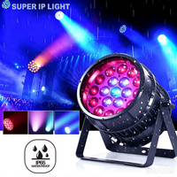 Projecteur LED Zoom Par 8 à 19 x 12 W RGBW 4-en-1, étanche IP65 ° ~50 °   Projecteur de scène DMX RDM en alliage d'aluminium à angle de faisceau étroit et silencieux