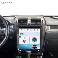 Navigation automobile Android de style Tesla 15'' pour Lexus GX GX400 GX460 2009-2019 Lecteur DVD de voiture Multimédia Stéréo GPS CarPlay sans fil