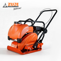 Compacteur de plaques vibrantes pour routes en asphalte ZUJI, moteur essence/diesel/électrique 5,5 CV, certifié CE, PC90, moteur haute efficacité