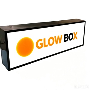 Boîte à lumière LED ultra-mince haute luminosité, étanche, avec bordure en aluminium, motif personnalisé, enseigne lumineuse pour réceptions de mariage et rassemblements - Product Image 1