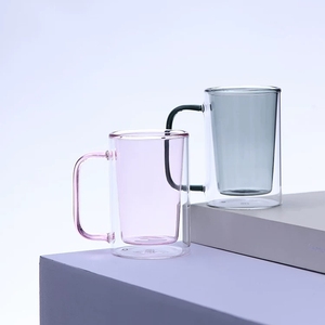 TOMONI-tazas de café con doble pared transparente para capuchino, tazas de café reutilizables de vidrio transparente, baratas, respetuosas con el medio ambiente, <span class=keywords><strong>2022</strong></span> - Product Image 1