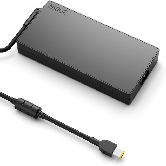 300W 20V 15A Laptop Power Adapter Square Tip With Pin Replacement Charger Compatible with Laptop Computer Gaming Notebook