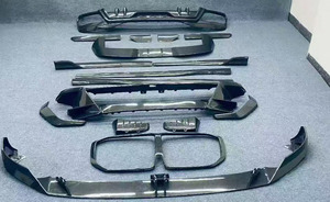 Cho X7 sợi carbon <span class=keywords><strong>Bumper</strong></span> nâng cấp Kit với phía trước môi khuếch tán Spoiler Hood-Bolt-on cài đặt - Product Image 2
