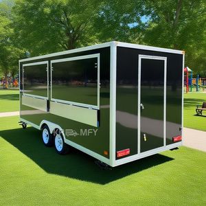 Remolque de Comida Callejero Profesional Personalizado de Alta Gama con Diseño Portátil para Helados y Jugos - Product Image 4