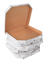 Boîtes d'emballage pour pizzas personnalisées 8/10/12/16 pouces, boîte à pizza en carton ondulé épais polygonal