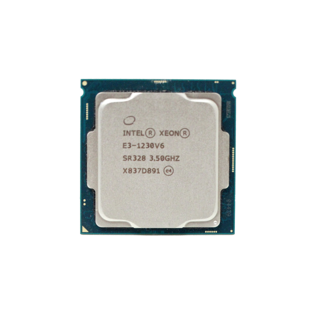 For Xeon E3-1230V6 Quad Core 4 Cores 8 Threads 3.50GHz 3.90GHz LGA 1151 8MB 72W TDP 64-Bit Virtualization E3-1230V6