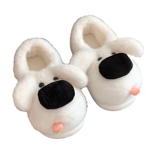 Mignon grand nez <span class=keywords><strong>chien</strong></span> amusant Couple conception chaud confortable EVA hiver maison pantoufles <span class=keywords><strong>pour</strong></span> hommes femmes - Product Image 5