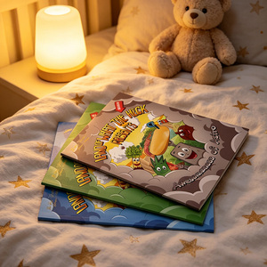 Impression de livres d'histoires pour enfants avec reliure parfaite, impression CMYK, couverture souple, livre de lecture pour enfants - Product Image 3