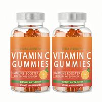 Complément alimentaire en marque privée OEM/ODM, bonbons gélifiés à la vitamine C à l'orange pour soutenir le système immunitaire, bon goût