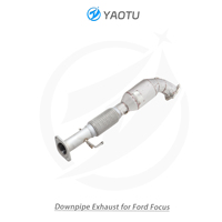 YT 304 knalpot sistem baja tahan karat, knalpot dengan katalis dan Isolasi Panas dirancang untuk Ford Focus