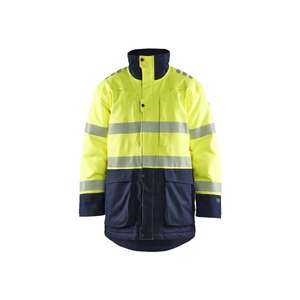 BLAKLADER - 4527153433894XL Parka de invierno Multinorm Hi-vis Amarillo/Azul marino-EAN 7330509823415 ROPA DE TRABAJO RESISTENTE A LLAMAS - Product Image 1