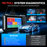 Kingbolen Nouveauté S6 Elite Scanner OBD2 Bidirectionnel Complet avec 15 Services de Réinitialisation et Mises à Jour Gratuites à Vie