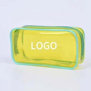 PVC <b>Transparent</b> 3D Cosmetic Storage <b>Bag</b> with Boning, <b>Makeup</b> <b>Bag</b>, Portable Waterproof Toiletry <b>Bag</b> - Product Image 3