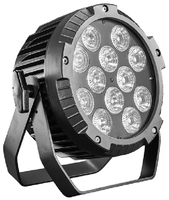 Lumière extérieure de pair de 12x18W RGBWA UV 6IN1 LED