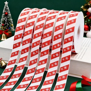 Bohemian Winter Holiday <b>Ribbon</b> Custom Art Print For Outdoor Xmas Celebration - Product Image 4