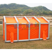 Tente en toile imperméable pour le camping et les réfugiés pour les hôpitaux en plein air, grande tente robuste pour les secours en cas de catastrophe.