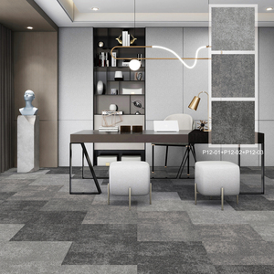 Cheap Price Removable Medium Thickness Commercial PP Square Adhesive Modern Home Office Carpet Tiles - Product Image 4