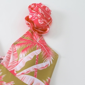 2024 nouveau Design maillot de bain 3D fleur luxe maillots de bain maillots de bain une pièce maillot de bain imprimé maillot de bain <span class=keywords><strong>avec</strong></span> jupe de plage - Product Image 5