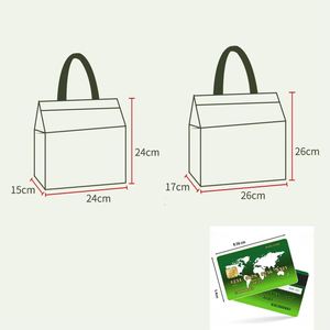 Sac d'emballage isotherme non tissé personnalisé avec logo pour café frais, thé au lait, dîner, fruits de mer, restaurant, nourriture à emporter - Product Image 3