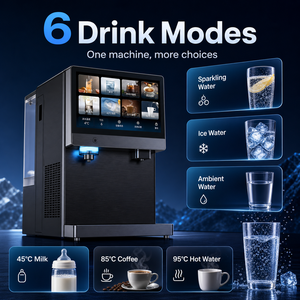 Distributeur d'<span class=keywords><strong>eau</strong></span> <span class=keywords><strong>gazeuse</strong></span> intelligent commercial, purificateur d'<span class=keywords><strong>eau</strong></span> chaude, froide et glacée RO pour bureau - Product Image 3