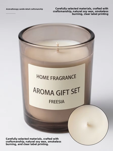 <span class=keywords><strong>Set</strong></span> Lilin Aromaterapi 4 Buah dengan Reed Diffuser, Wangi Tahan Lama, Kotak Hadiah, untuk Pernikahan, Pesta, Dekorasi Rumah, Tanpa Api - Product Image 6