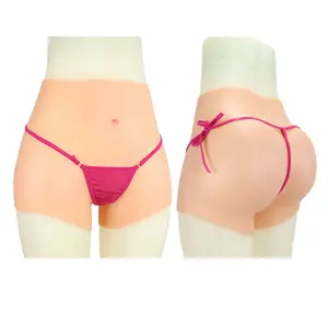 Siliconen Realistische Fake Vagina Poesje Broek Boxer Briefs Butt Lifter Panty Voor Shemale Crossdresser Man-vrouw