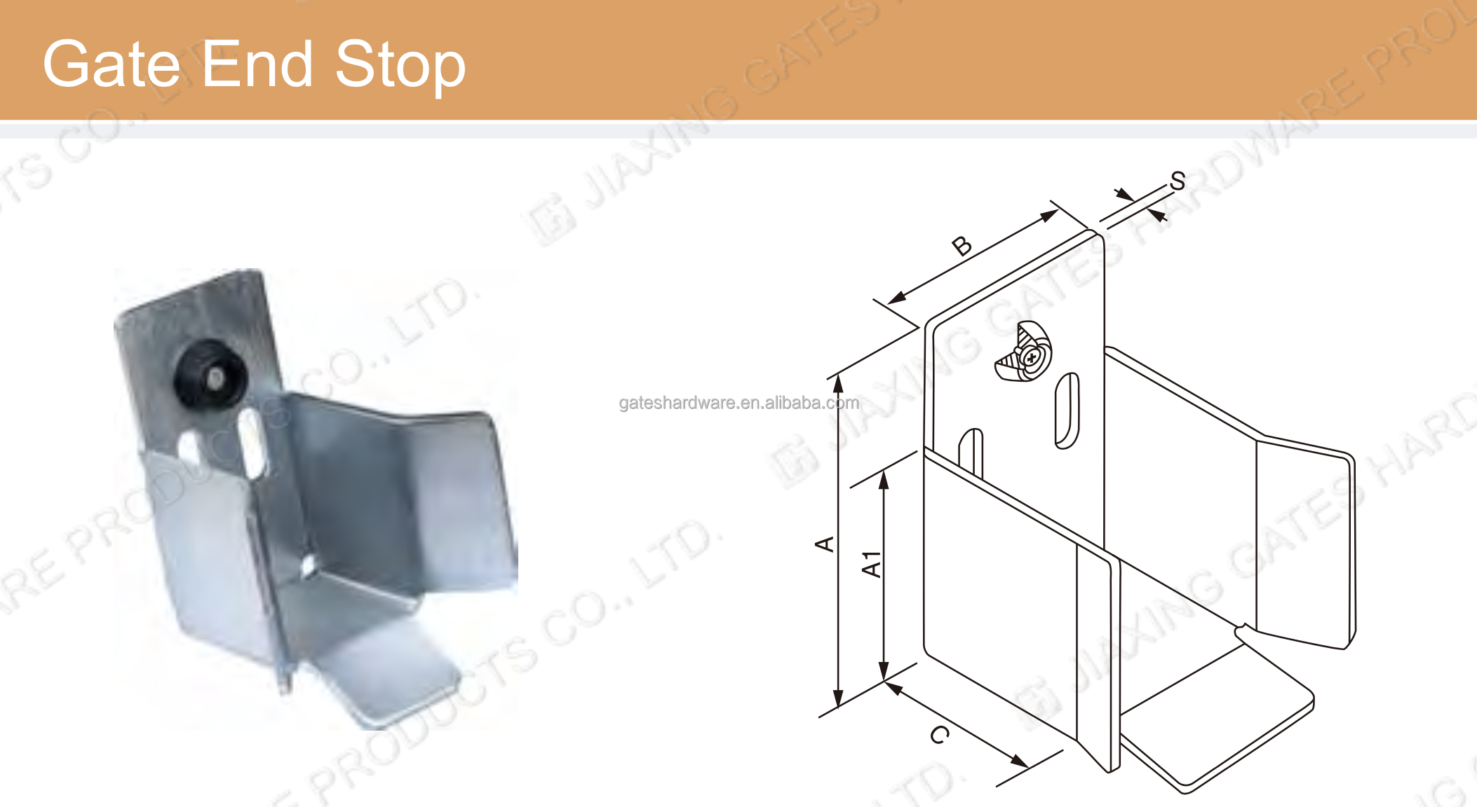 Zinc Plated Sliding Gate End Catcher Gate Stopper Buy Sliding Gate