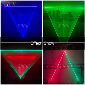 Lumières laser activées par le son RVB Portée visuelle de 2km avec distance réglable pour spectacle laser télécommandé sur autoroute - Product Image 4