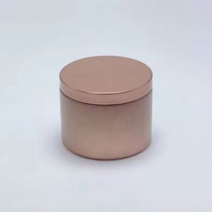 Factory Custom 2oz 4oz 6oz 8oz 10oz 16oz Round <b>Metal</b> Candle <b>Tins</b> <b>Lids</b> Matte Finish Silk Screen Printed Hot Stamped Custom Logo - Product Image 2