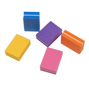 Chất Lượng Cao Nhà Máy Kích Thước Nhỏ Miếng Bọt Biển Móng Tay Đệm Tập Tin 100/180 Tùy Chỉnh Móng Tay Đệm Miếng Bọt Biển Móng Tay Nhỏ Bộ Đệm - Product Image 3