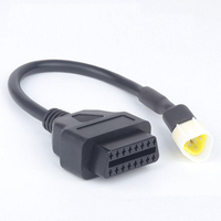 Lanlin Motorrad OBD2 zu 3-Pin Kabel Blaues Motorrad-Adapterkabel 1 Jahr Garantie