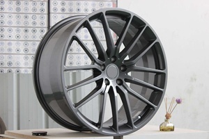 Rines de Aleación de Aluminio para Automóvil de 18 19 <span class=keywords><strong>20</strong></span> 21 22 24 Pulgadas, Fondo Plateado con Letras Rojas para Maserati, Gran Oferta - Product Image 6