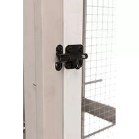 Abay — Cage de vol pour oiseaux, accessoire d'extérieur de haute qualité, grande taille, avec roulettes/roulettes, nouvelle collection