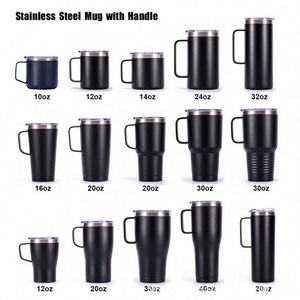 Hot Selling Double Wall Stainless Steel <b>Insulated</b> Vacuum Tumbler 12oz 14oz 16oz 20oz 24oz Coffee Beer <b>Mug</b> <b>Insulated</b> with Handle - Product Image 5