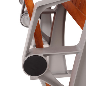 Silla Plegable Henmei de Madera Maciza para Aula, con Marco de Aleación de Aluminio y Pasamanos, Modelo 540, para Uso Escolar - Product Image 2