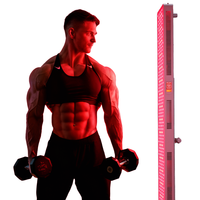 Panneau de luminothérapie rouge sur pied OEM ODM 2400W, 7 longueurs d'onde, 480 ampoules LED, usage domestique, logo personnalisé