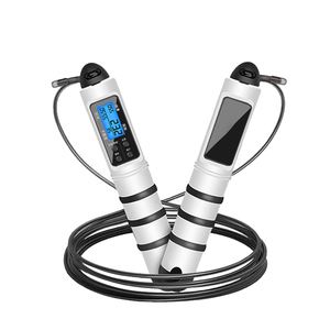 Corde à sauter intelligente avec compteur de vitesse numérique électronique, logo personnalisé, pour entraînement à domicile, fitness, exercice - Product Image 1