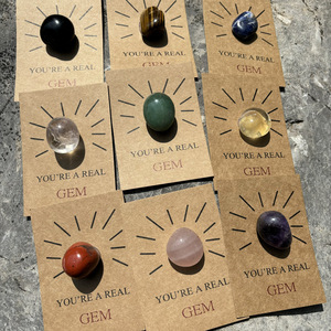 Tarjeta de Sanación con Cristales, Regalo Creativo con Forma Irregular y Estilo Pastoral de CN para Todas las Ocasiones - Product Image 2