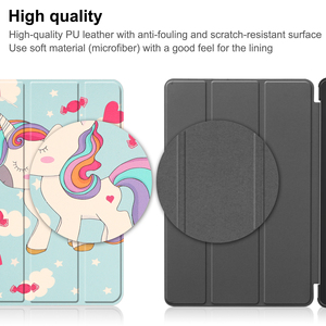Thông minh trường hợp đối với Lenovo Tab M9 trường hợp 9 inch 2023 mỏng đứng cứng trở lại Vỏ bảo vệ thông minh Bìa trường hợp - Product Image 6