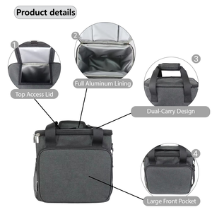 Túi Làm Mát Mềm Mở Nắp Túi Làm Mát Mềm Có Thể Gập Lại 30/60/75 Lon Làm Mát Bãi Biển Với 100% Chống Rò Rỉ - Product Image 5