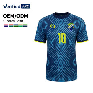 Maillot de football personnalisé 2026 pour équipe, haute qualité, 100 % polyester, imprimé par transfert thermique, pour <span class=keywords><strong>joueurs</strong></span> et supporters - Product Image 1