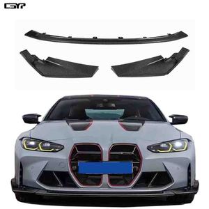 Para <span class=keywords><strong>BMW</strong></span> G80 G82 M3 M4, 3 Piezas de Fibra de Carbono Seca, Labio Delantero para Parachoques, Estilo CSL, Kit de Carrocería <span class=keywords><strong>2021</strong></span>+ - Product Image 1