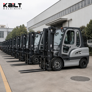 Chariot élévateur à 4 roues, à batterie, 3 tonnes, mât triplex, prix de gros - Product Image 3