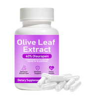 Fabricants OEM de capsules de feuilles d'olivier, contenant de l'oléuropéine, pour soutenir le système immunitaire et la santé cardiaque des adultes, complément alimentaire