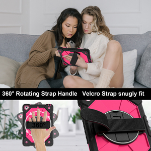 เคสกันกระแทกสำหรับเด็ก พร้อมขาตั้งหมุนได้ 360 องศา และสายสะพายไหล่ สำหรับ iPad 6/5 Gen Pro 9.7 2017 2018 OEM ODM - Product Image 5